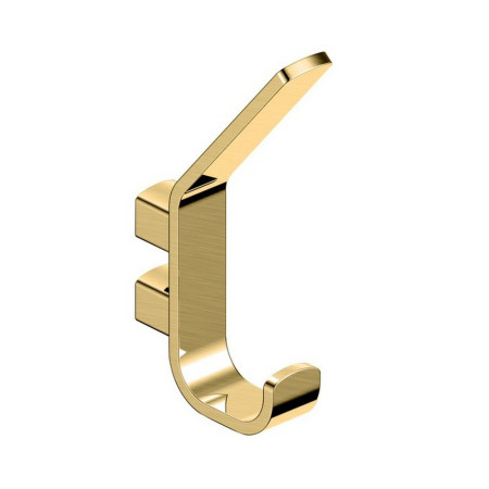 RAKPES9909G Rak-Petit Square Brushed Gold Robe Hook (1)