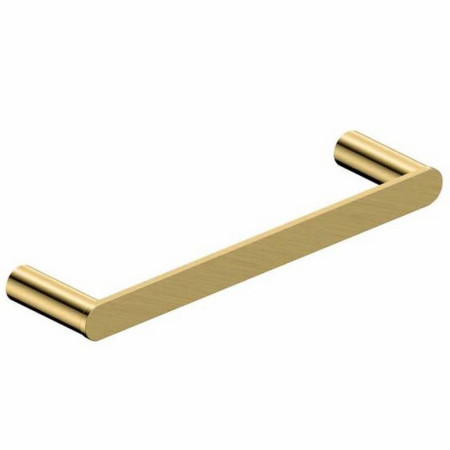Rak-Petit Square Brushed Gold Towel Ring 240mm