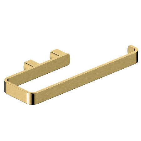 Rak-Petit Square Brushed Gold Towel Ring