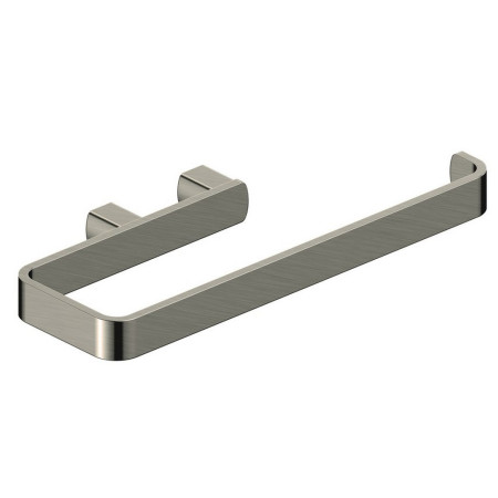 Rak-Petit Square Brushed Nickel Towel Ring