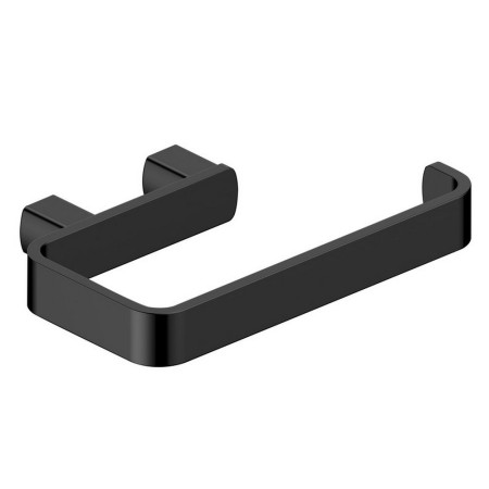 Rak-Petit Square Matt Black Toilet Roll Holder
