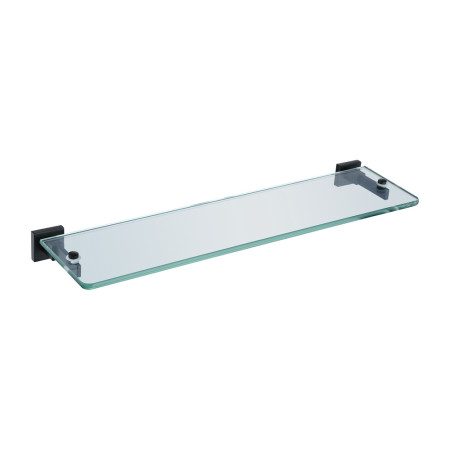 Rak Cubis Black Glass Shelf