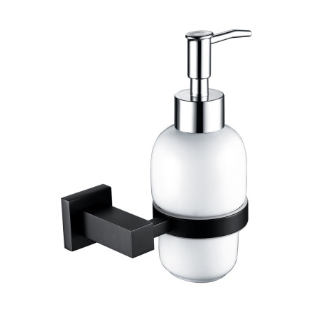 Rak Cubis Black Soap Dispenser