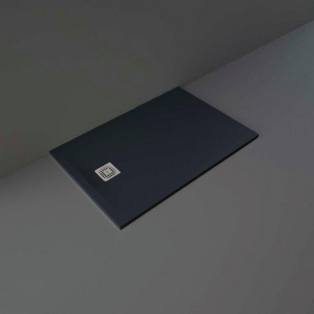 Rak Feeling 1400 x 900 Black Rectangular Shower Tray