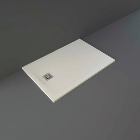 Rak Feeling 1400 x 800 Greige Rectangular Shower Tray