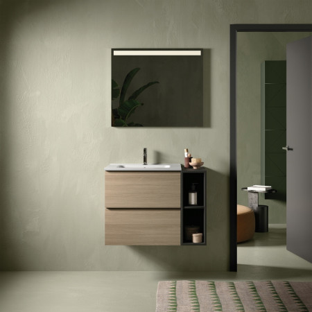 JOYMR08068LED Rak Joy Illuminated LED Mirror 800 x 680mm with a Vanity Unit
