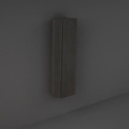 Rak Joy Tall Wall Hung Cabinet in Moka Walnut