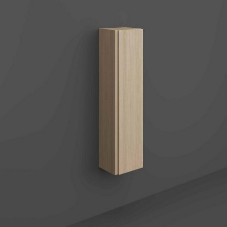 Rak Joy Tall Wall Hung Cabinet in Scandinavian Oak