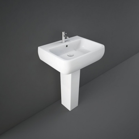 Rak Metropolitan 520mm Basin and Full Pedestal