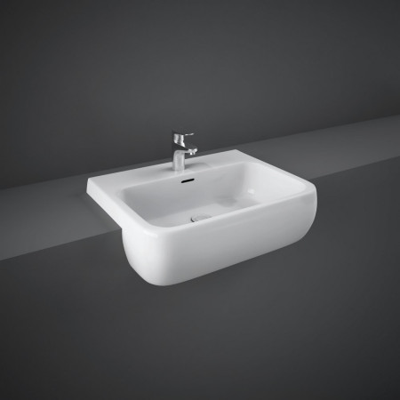 Rak Metropolitan 520mm Semi-Recessed Basin 1TH