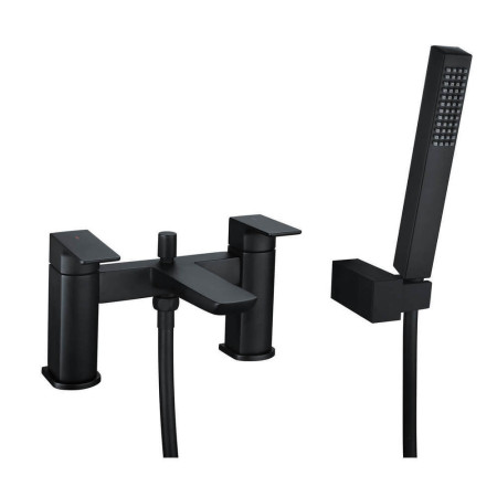 Rak Moon Black 2TH Bath Shower Mixer