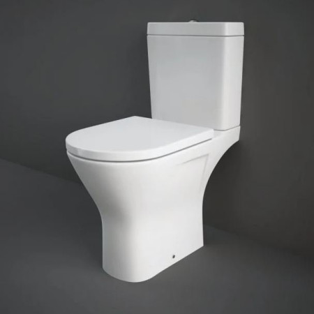 Rak Resort Maxi Close Coupled Full Access Rimless WC Pack with Soft Close Seat