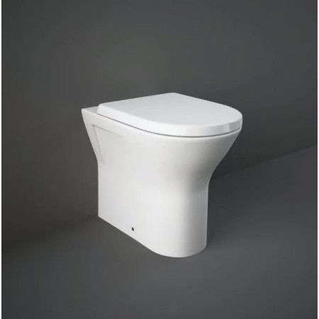 Rak Resort Rimless 450mm Extended Height Back to Wall Pan Alternative