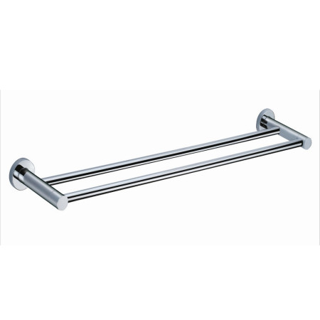 Rak Sphere Chrome 600mm Double Towel Rail