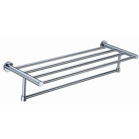 Rak Sphere Chrome 600mm Towel Shelf