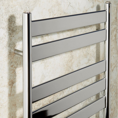 VAFRMC160050 Vantara Form Chrome 1600 x 500mm Towel Radiator Side View