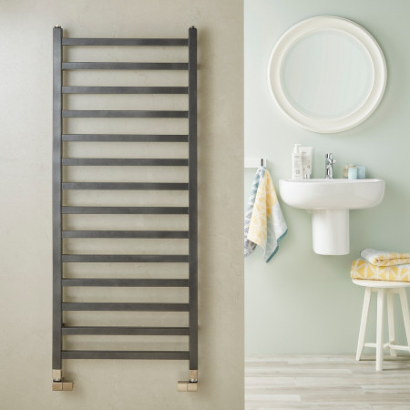Vantara Cyrus Anthracite 1400 x 500mm Towel Radiator