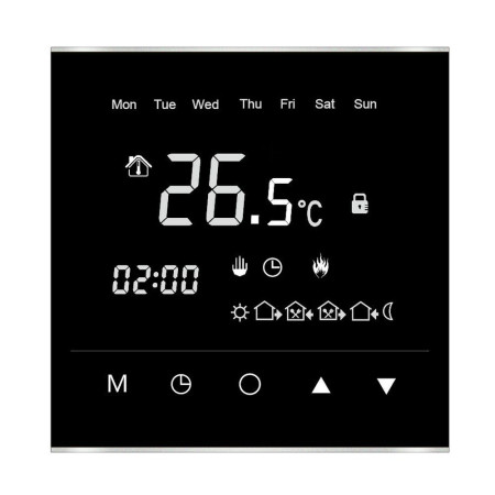 HFT2 Redroom Black Touchscreen Thermostat Control