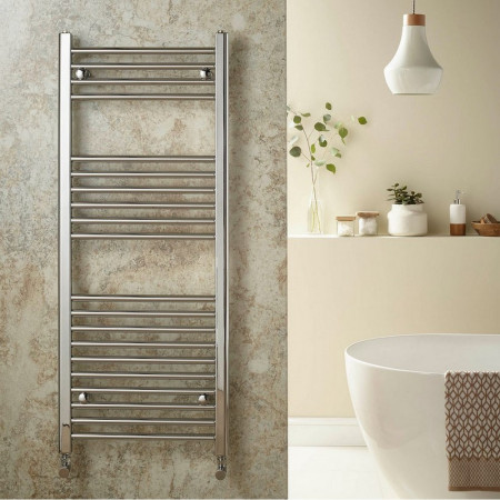 Vantara Aurelius Straight Chrome 600 x 800mm Towel Radiator