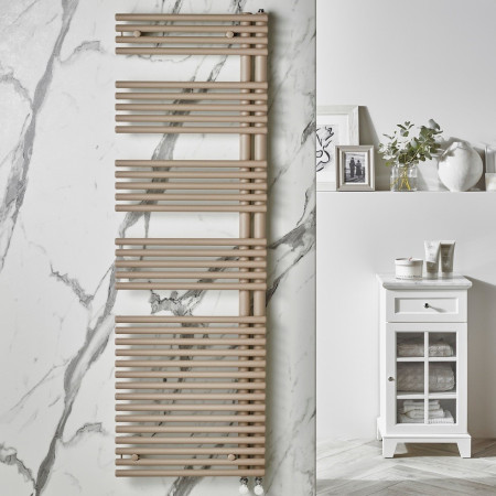 Vantara Sovereign Left Hand Quartz Beige 1161 x 596mm Towel Radiator