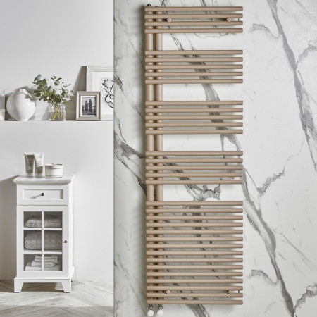 Vantara Sovereign Right Hand Quartz Beige 1161 x 596mm Towel Radiator