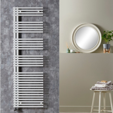 Vantara Sovereign Right Hand White 1681 x 496mm Towel Radiator