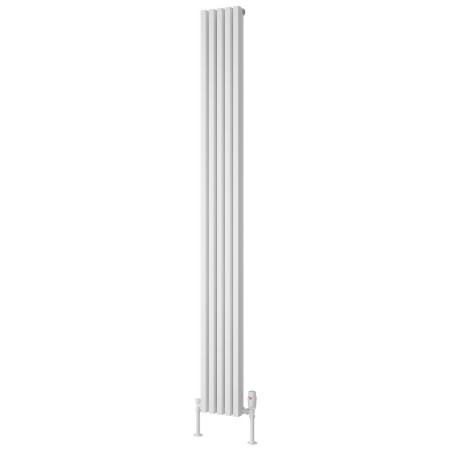Reina Albano 1800 x 190mm White Vertical Aluminium Radiator