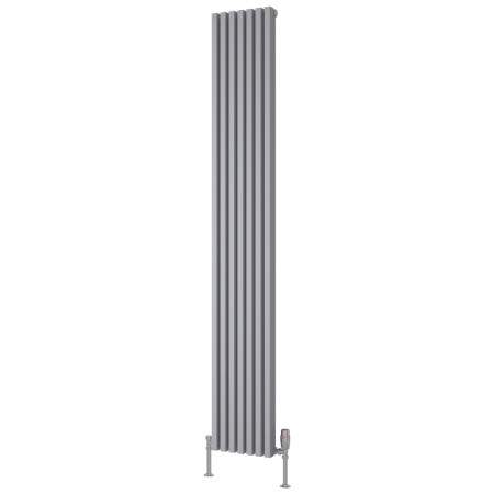 Reina Albano 1800 x 270mm Silver Vertical Aluminium Radiator
