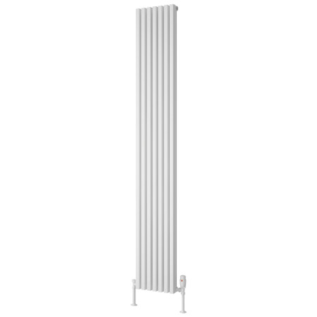 Reina Albano 1800 x 270mm White Vertical Aluminium Radiator