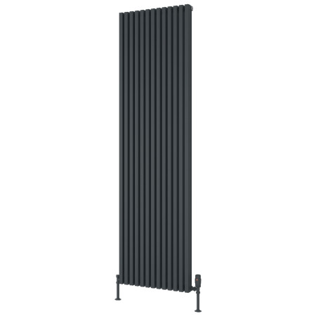 Reina Albano 1800 x 510mm Anthracite Vertical Aluminium Radiator