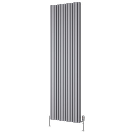Reina Albano 1800 x 510mm Silver Vertical Aluminium Radiator