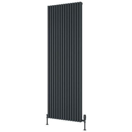 Reina Albano 1800 x 590mm Anthracite Vertical Aluminium Radiator