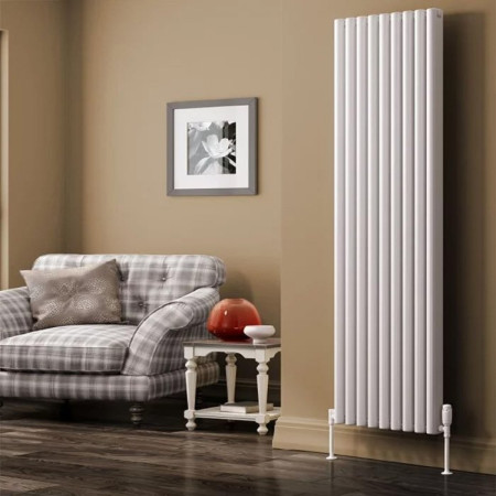 A-ALC180028W Reina Alco 1800 x 280mm Double Vertical White Aluminium Radiator (2)