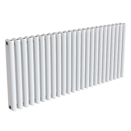 Reina Alco 600 x 1420mm Double Horizontal White Aluminium Radiator