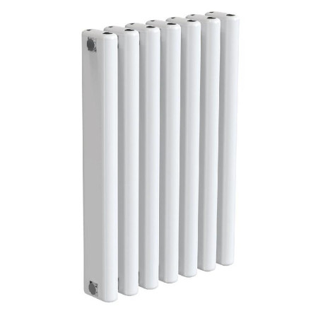 Reina Alco 600 x 400mm Double Horizontal White Aluminium Radiator