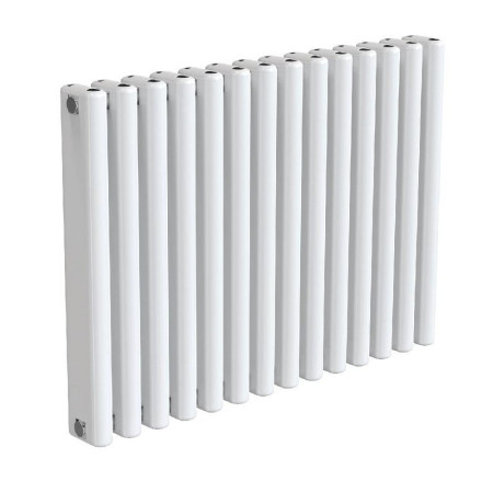 Reina Alco 600 x 820mm Double Horizontal White Aluminium Radiator