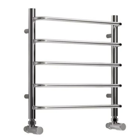 Reina Aliano 500 x 500mm Chrome Vertical Designer Towel Radiator
