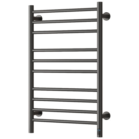 Reina Arnage Dry Electric 800 x 500mm Gunmetal Heated Towel Rail