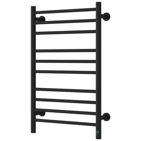 Reina Arnage Dry Electric 800 x 500mm Matt Black Heated Towel Rail