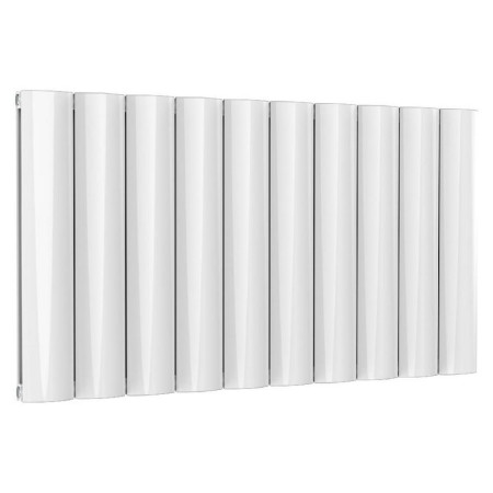 Reina Belva 600 x 1036mm Double Horizontal White Aluminium Radiator