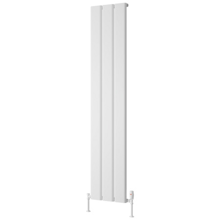 Reina Caldaro 1800 x 370mm White Vertical Aluminium Radiator