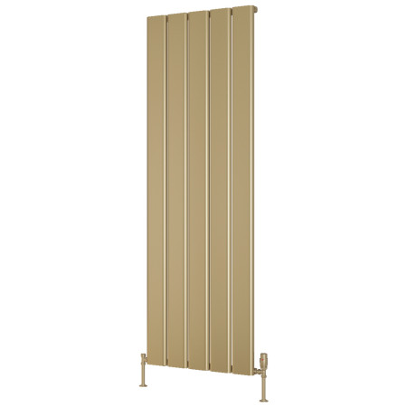 Reina Caldaro 1800 x 620mm Brass Effect Vertical Aluminium Radiator
