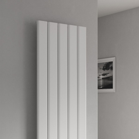 Reina Caldaro 1800 x 620mm White Vertical Aluminium Radiator
