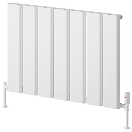 Reina Caldaro 600 x 870mm White Horizontal Aluminium Radiator
