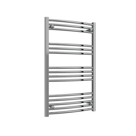Reina Capo 1000 x 600mm Chrome Curved Heated Towel Rail