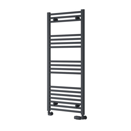 CPO1240AF Reina Capo 1200 x 400mm Anthracite Flat Heated Towel Rail (1)