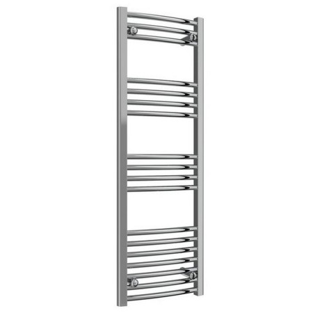 Reina Capo 1200 x 400mm Chrome Curved Heated Towel Rail