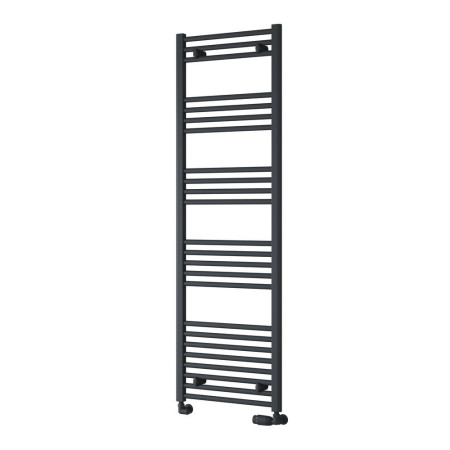 CPO1640AF Reina Capo 1600 x 400mm Anthracite Flat Heated Towel Rail (1)