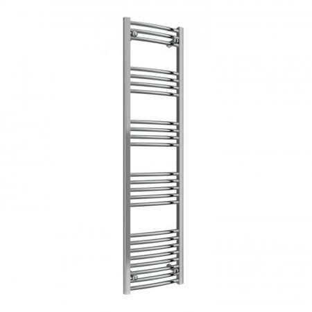 Reina Capo 1600 x 400mm Chrome Curved Heated Towel Rail