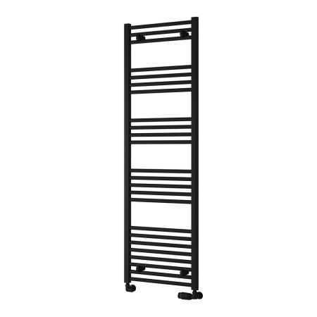 Reina Capo 1600 x 500mm Black Flat Heated Towel Rail